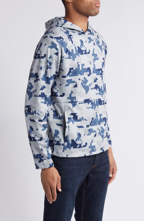 Shop Swannies Matthew Digital Camouflage Hoodie In Midnight-navy