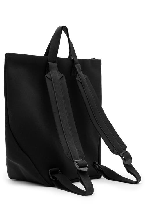 Shop Allsaints Juno Canvas Tote Backpack In Black