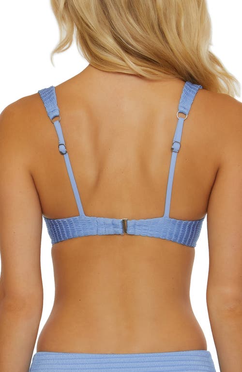 Shop Isabella Rose Maza Underwire Bikini Top In Provence Blue