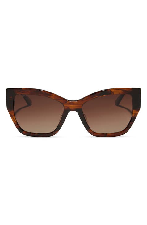 Women s Brown Cat Eye Sunglasses Nordstrom