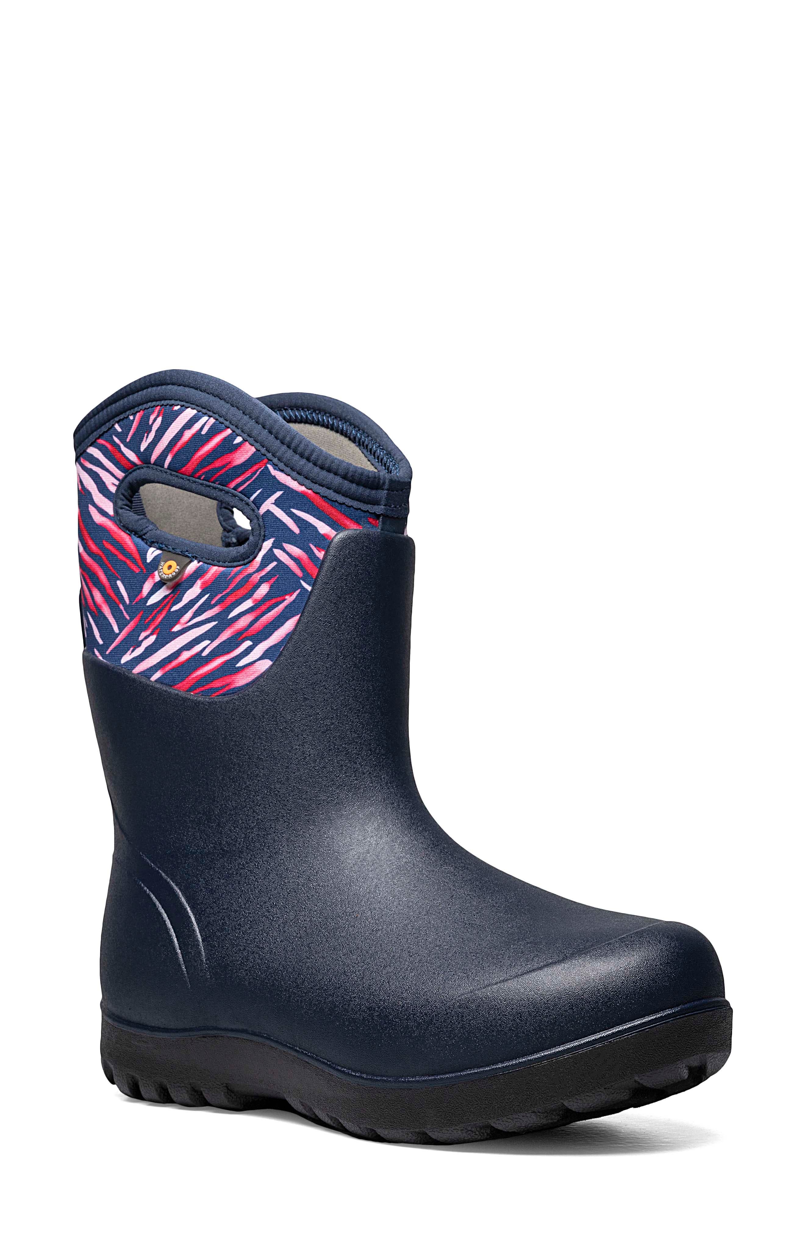 blue womens rain boots