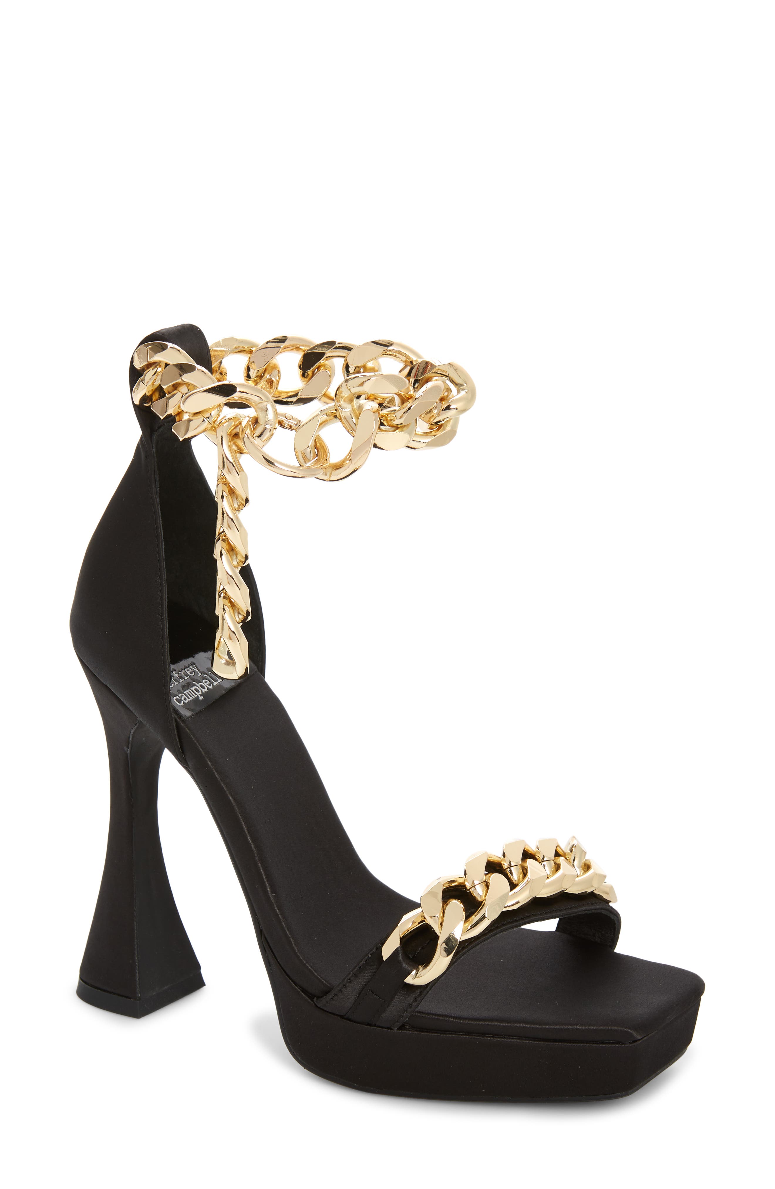 jeffrey campbell black ankle strap heels