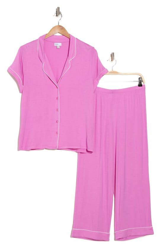 Nordstrom Rack Tranquility Cropped Pajamas In Pink