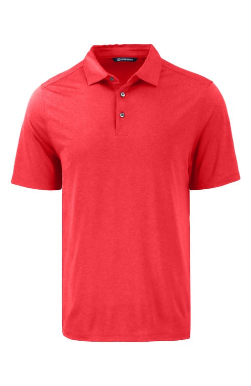 Shop Cutter & Buck Comfort Performance Jersey Polo In Red