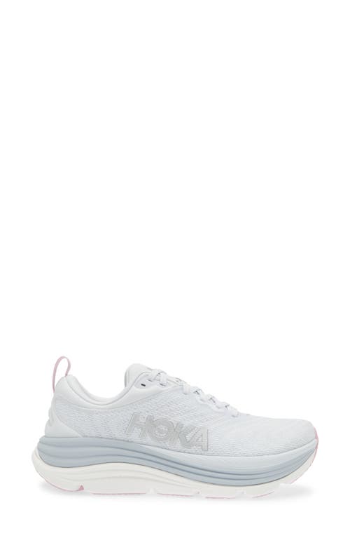 Hoka Low Top Sneakers Flat Sole In Sea Ice/pink Twilight