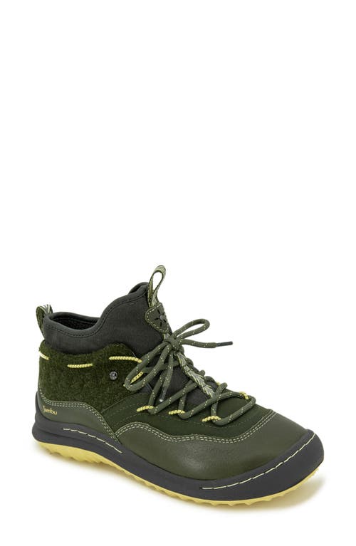 Jambu Mountaineer Waterproof Trail Sneaker in Olive/Butter