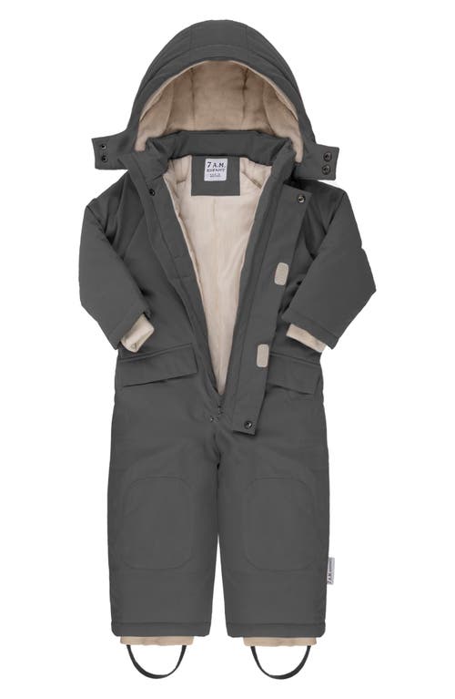 7 A.m. Enfant Grand Benji Snowsuit In Smokey Grey