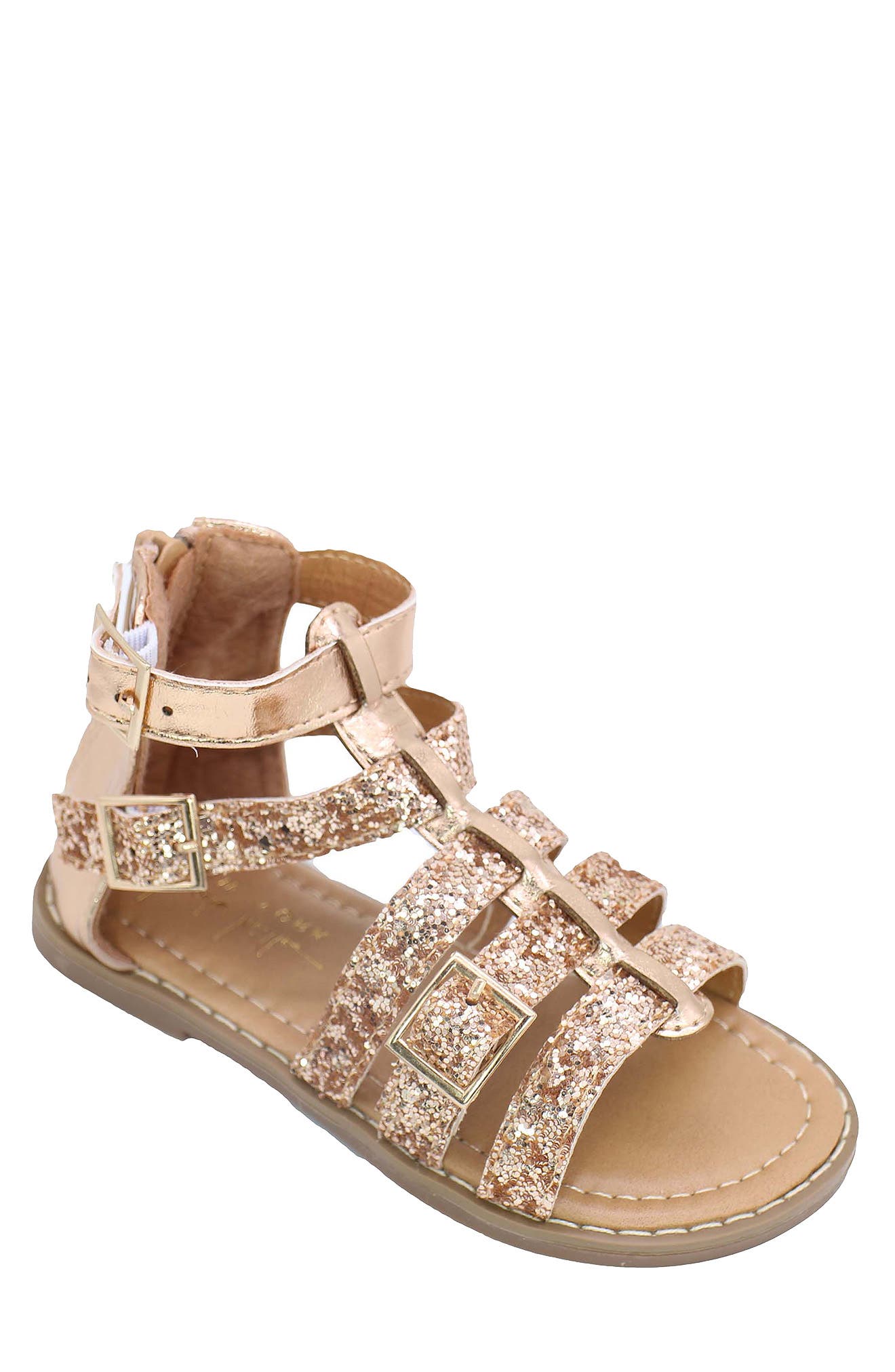 sequin gladiator sandals