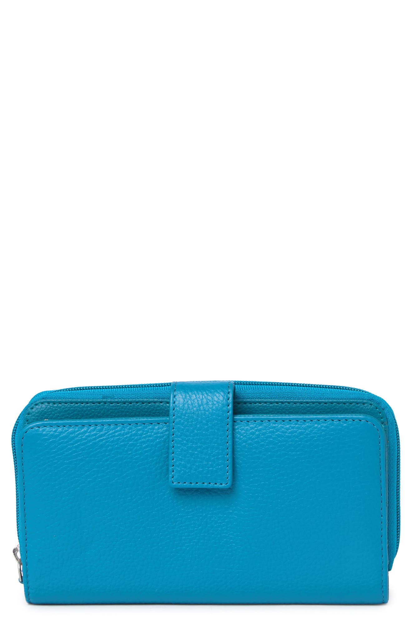 Mundi All-in-one Leather Continental Wallet In Light/pastel Blue3