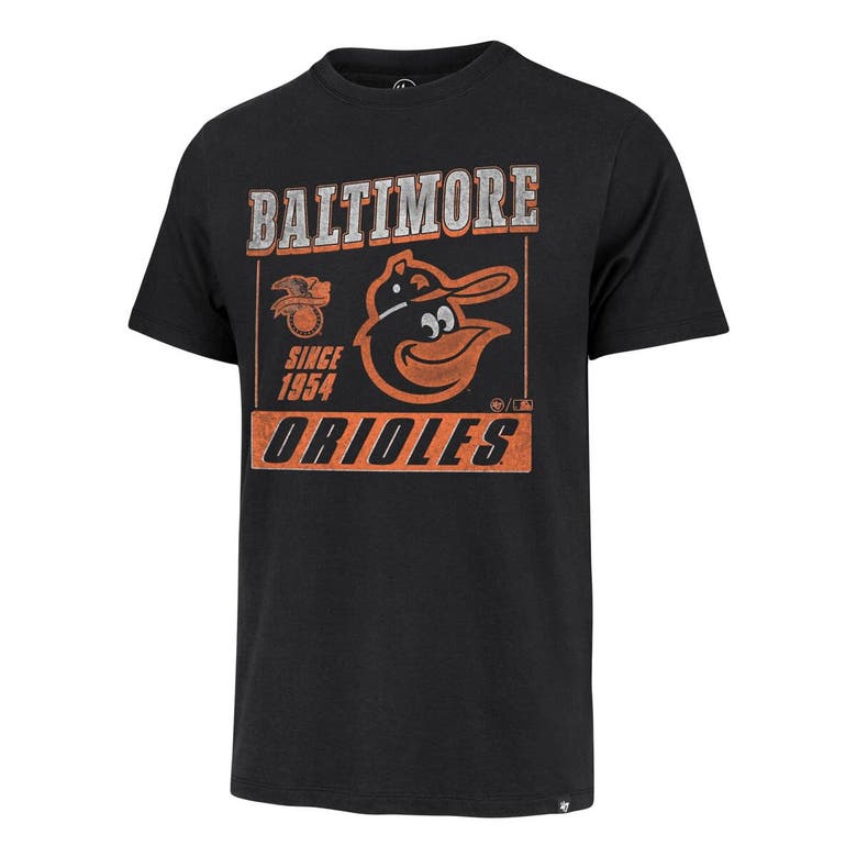 Shop 47 ' Black Baltimore Orioles Outlast Franklin T-shirt