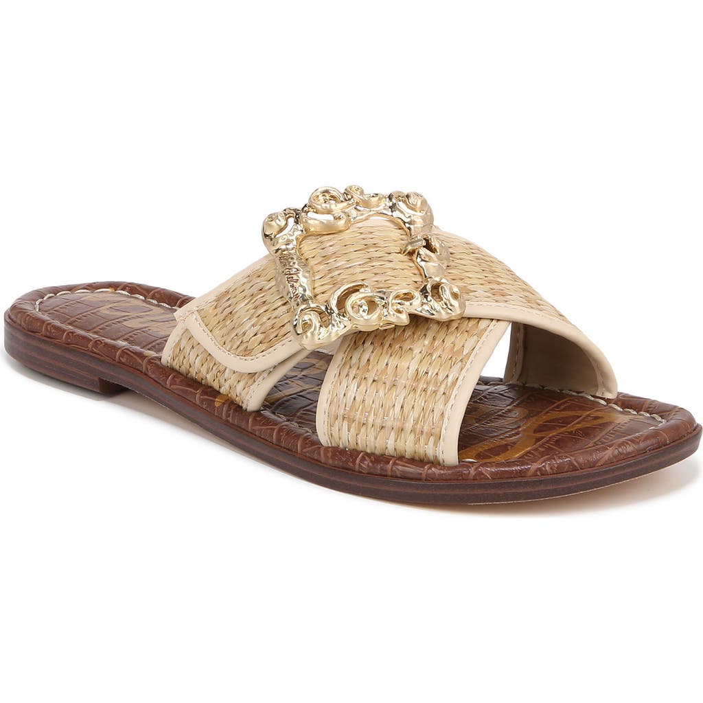Shop Sam Edelman Gracyn Slide Sandal In Dark Natural
