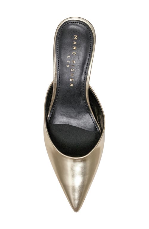 Shop Marc Fisher Ltd Rosa Mule In Gold