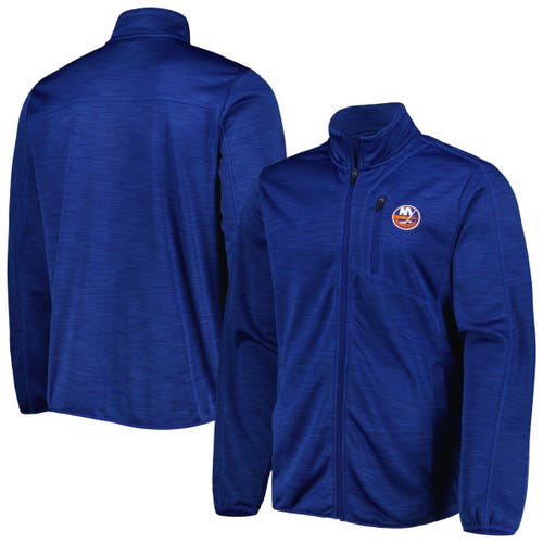 Men's G-III Sports by Carl Banks Royal New York Islanders Closer Transitional Full-Zip Jacket