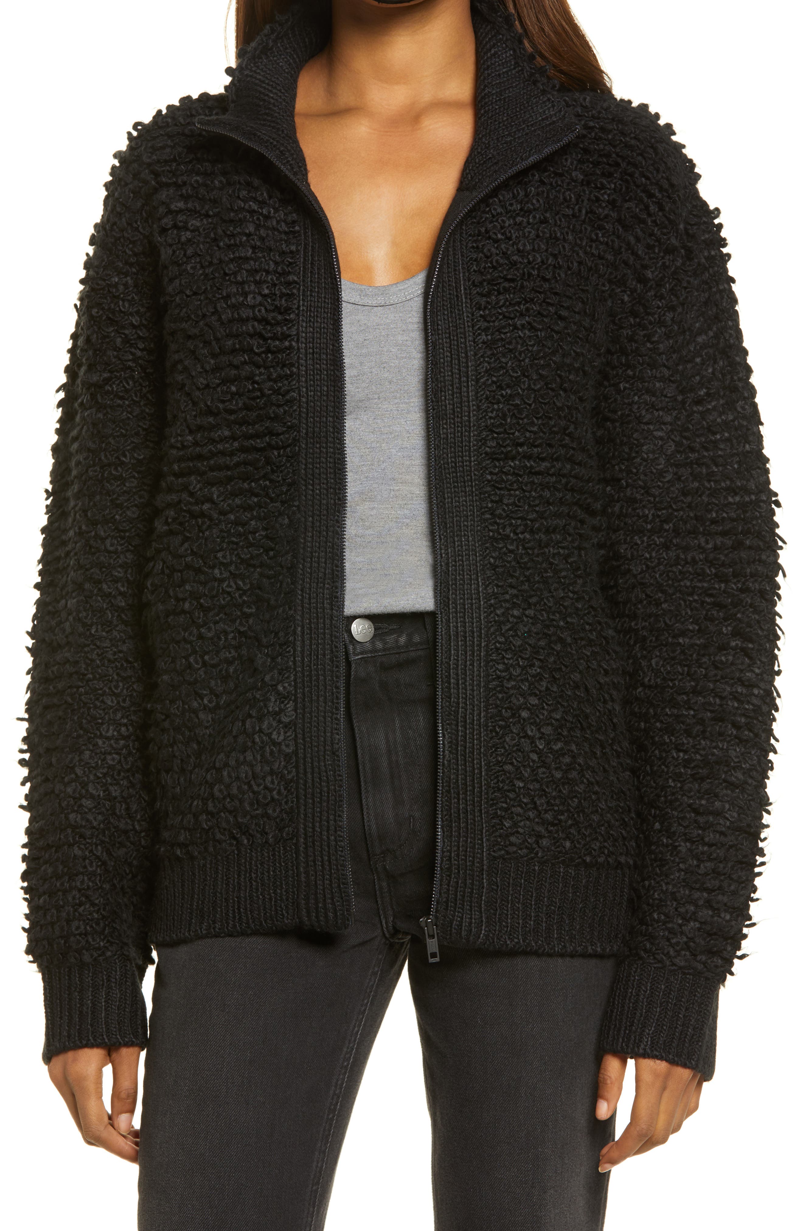 nordstrom black cardigan