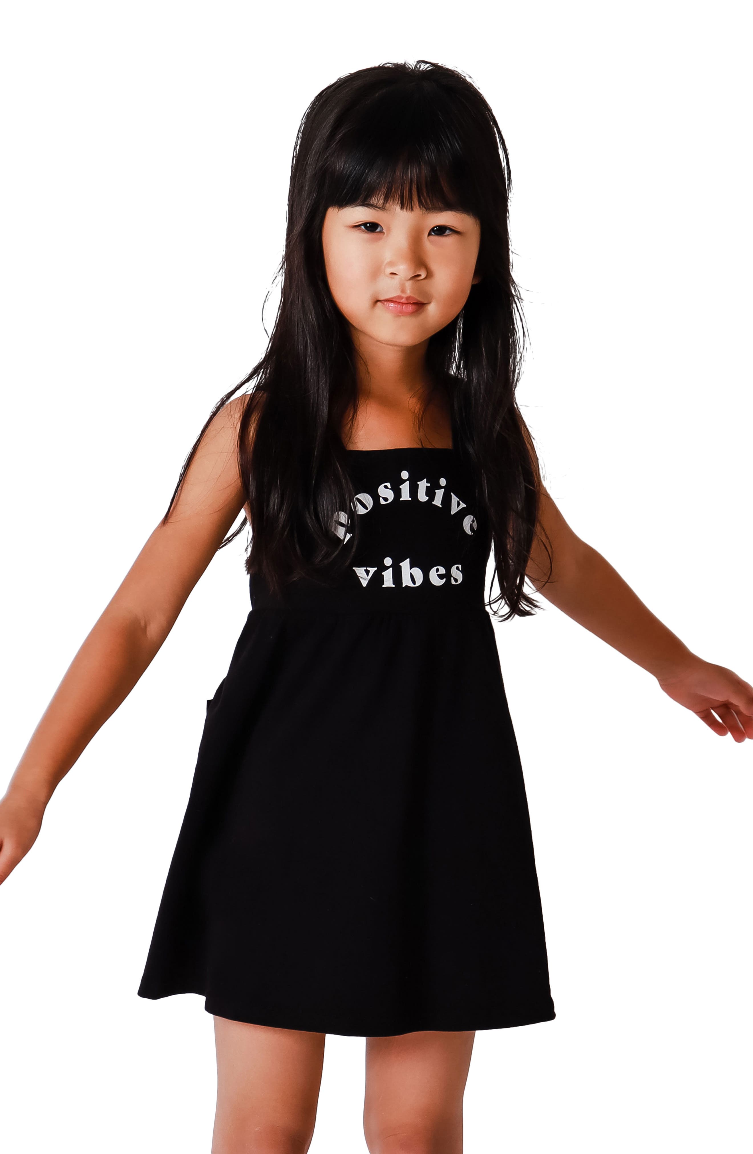 little girl black dress