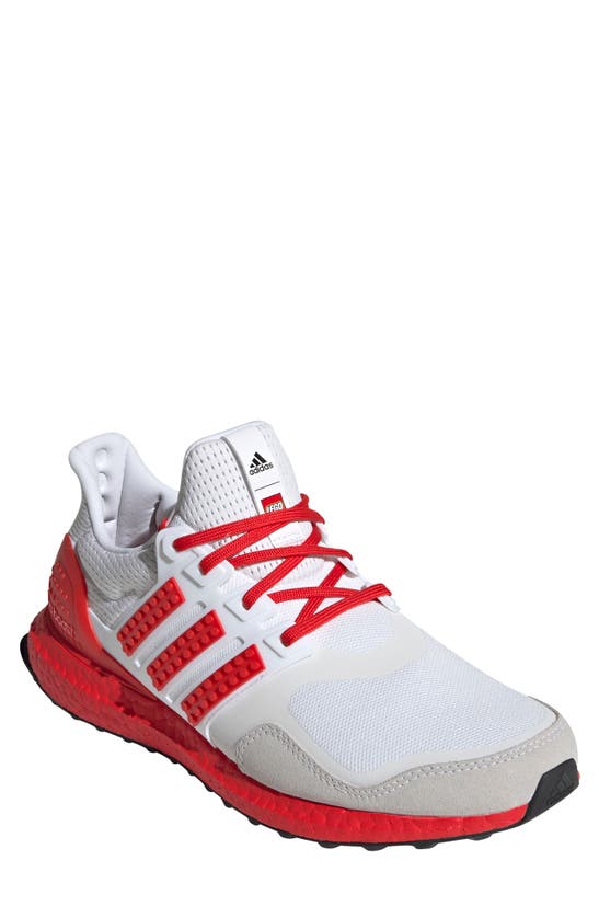 Adidas Originals Men's Adidas  Ultraboost Dna X Lego Colors Shoes In White/ Red/ Shock Blue