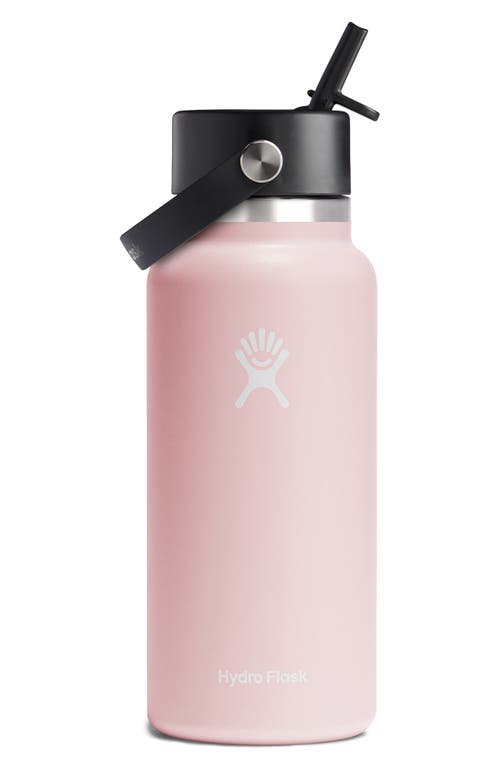 Hydro Flask -Ounce Wide Mouth Flex Straw Cap Water Bottle in Trillium at Nordstrom