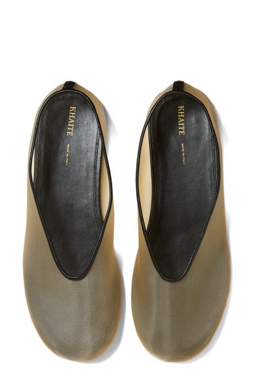 Khaite Womens Mercy Leather-trim Mesh Pumps Beige Comb In Black/beige
