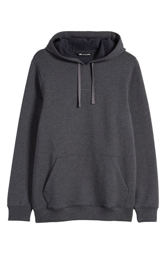 Travismathew Coastal Cloud Hoodie In Heather Black