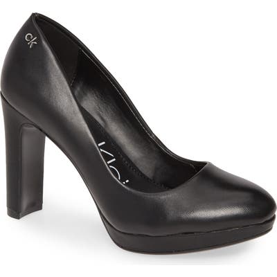 Calvin Klein Premda Platform Pump- Black
