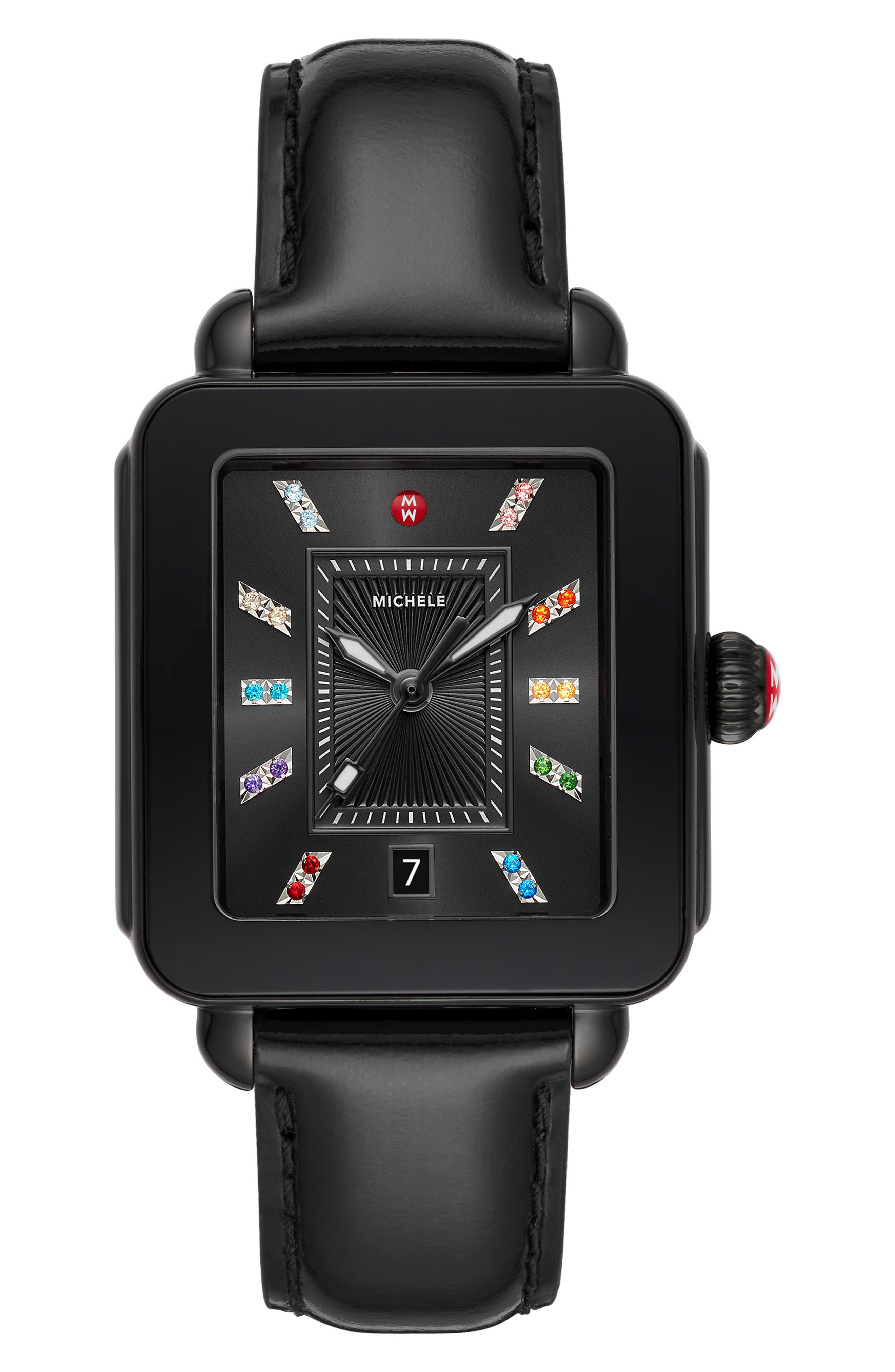 michele deco sport watch black