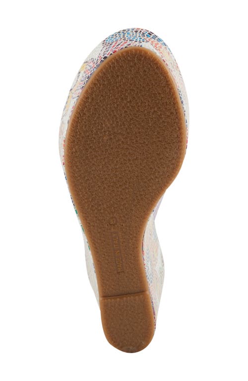 Spring Step Laylani Wedge Slide Sandal In Lavender Suede