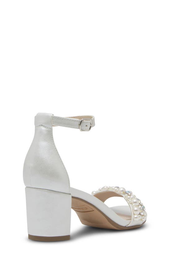 Shop Steve Madden Jcarrson Ankle Strap Sandal In Pearl