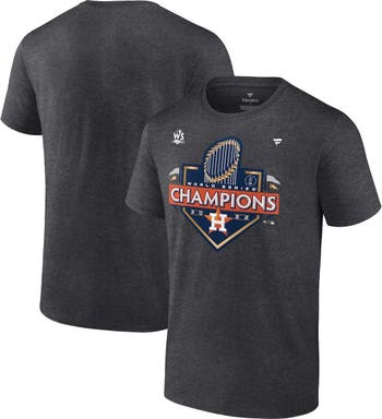 Men's Fanatics Branded Heather Charcoal Houston Astros 2022 World Series  Champions Locker Room Big & Tall T-Shirt