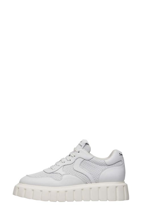 Shop Voile Blanche Grenelle Platform Sneaker In White