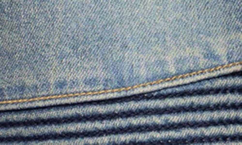 X-ray Xray Stretch Moto Skinny Jeans In Medium Blue Tint