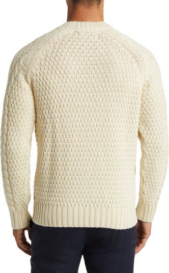 PEREGRINE Men's Wool Waffle Knit Sweater