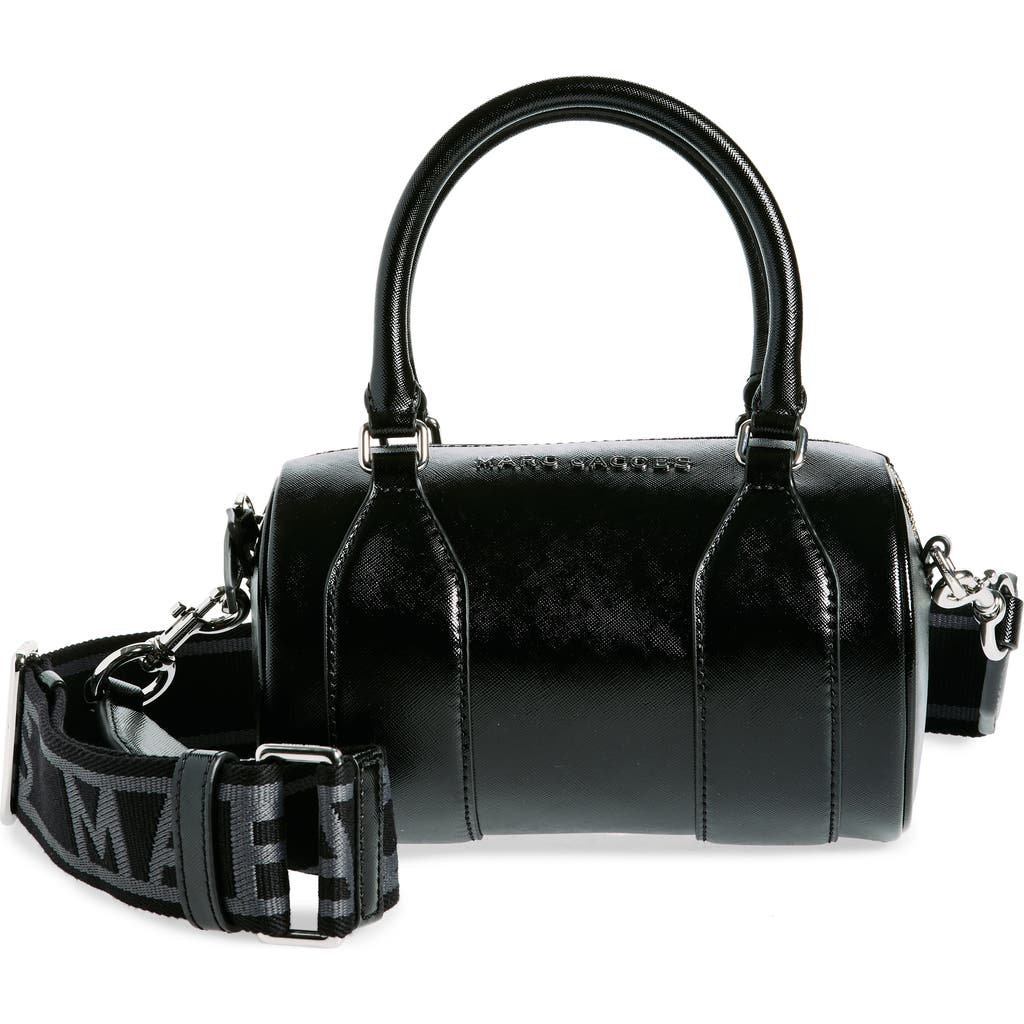 Marc Jacobs Leather Barrel Bag In Black