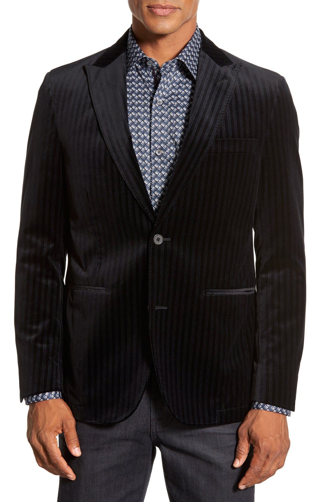 Flynt Classic Fit Pinstripe Sport Coat Nordstrom