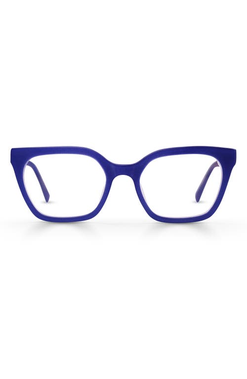 eyebobs Overlook 51mm Cat Eye Reading Glasses in Royal Blue 