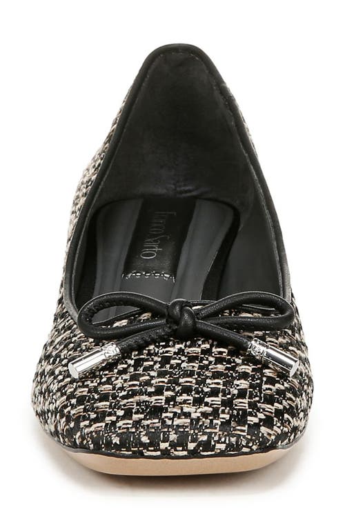 Franco Sarto Natalia Square Toe Pump In Black