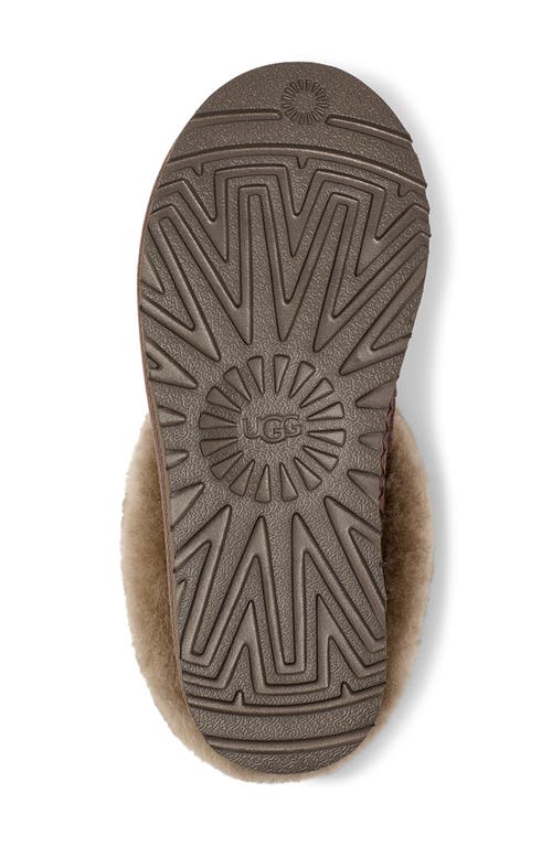 Shop Ugg(r) Tasman Alpine Genuine Shearling Clog In Hickory