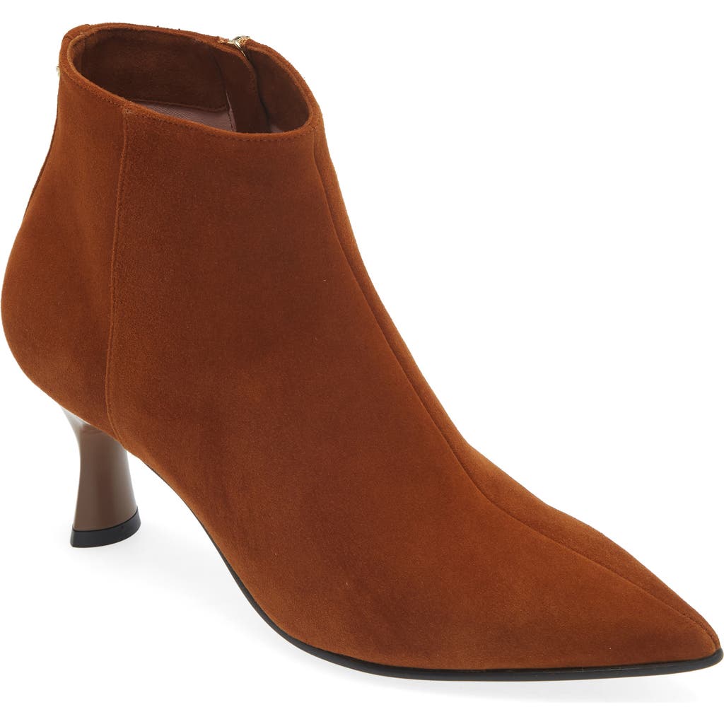 Naot Robin Bootie In Brown Suede