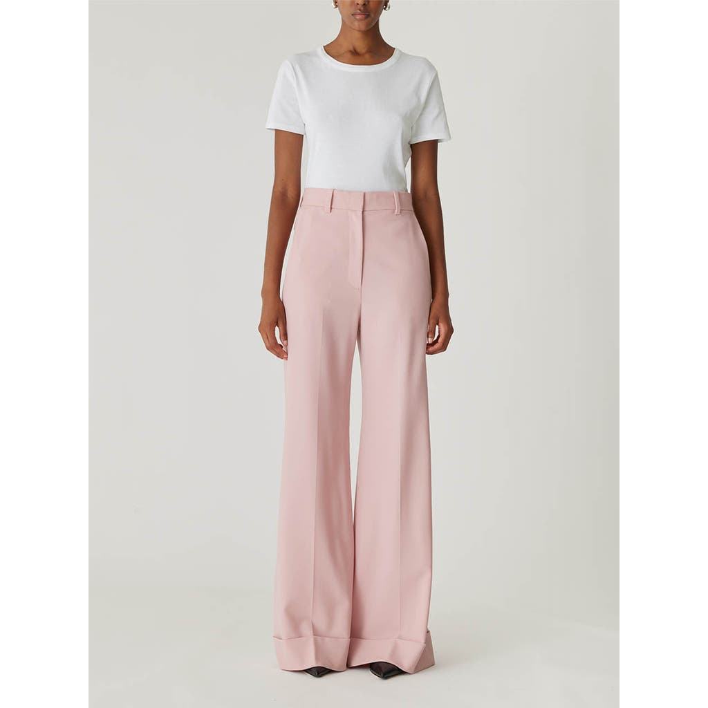 REBECCA TAYLOR REBECCA TAYLOR CALVARY TWILL WIDE LEG TROUSER