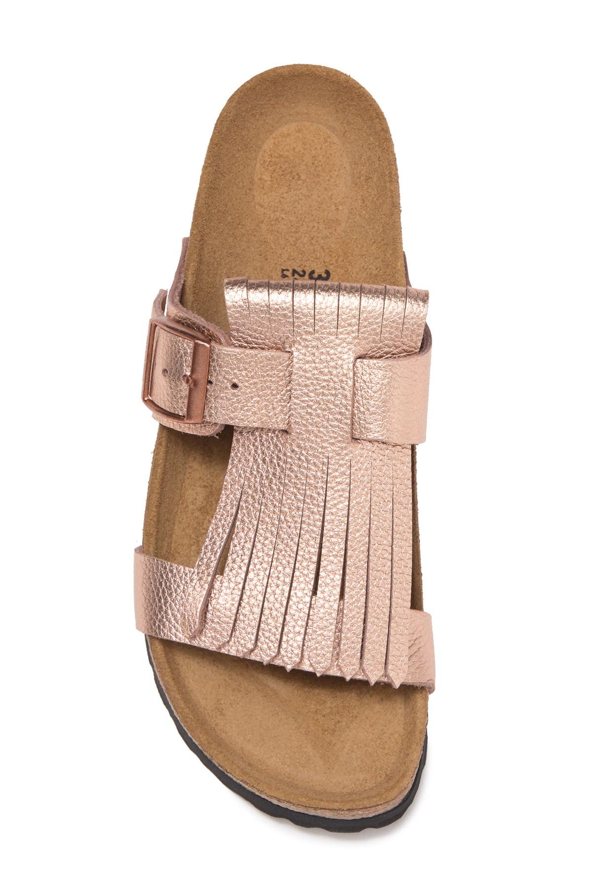 birkenstock with metal fringe