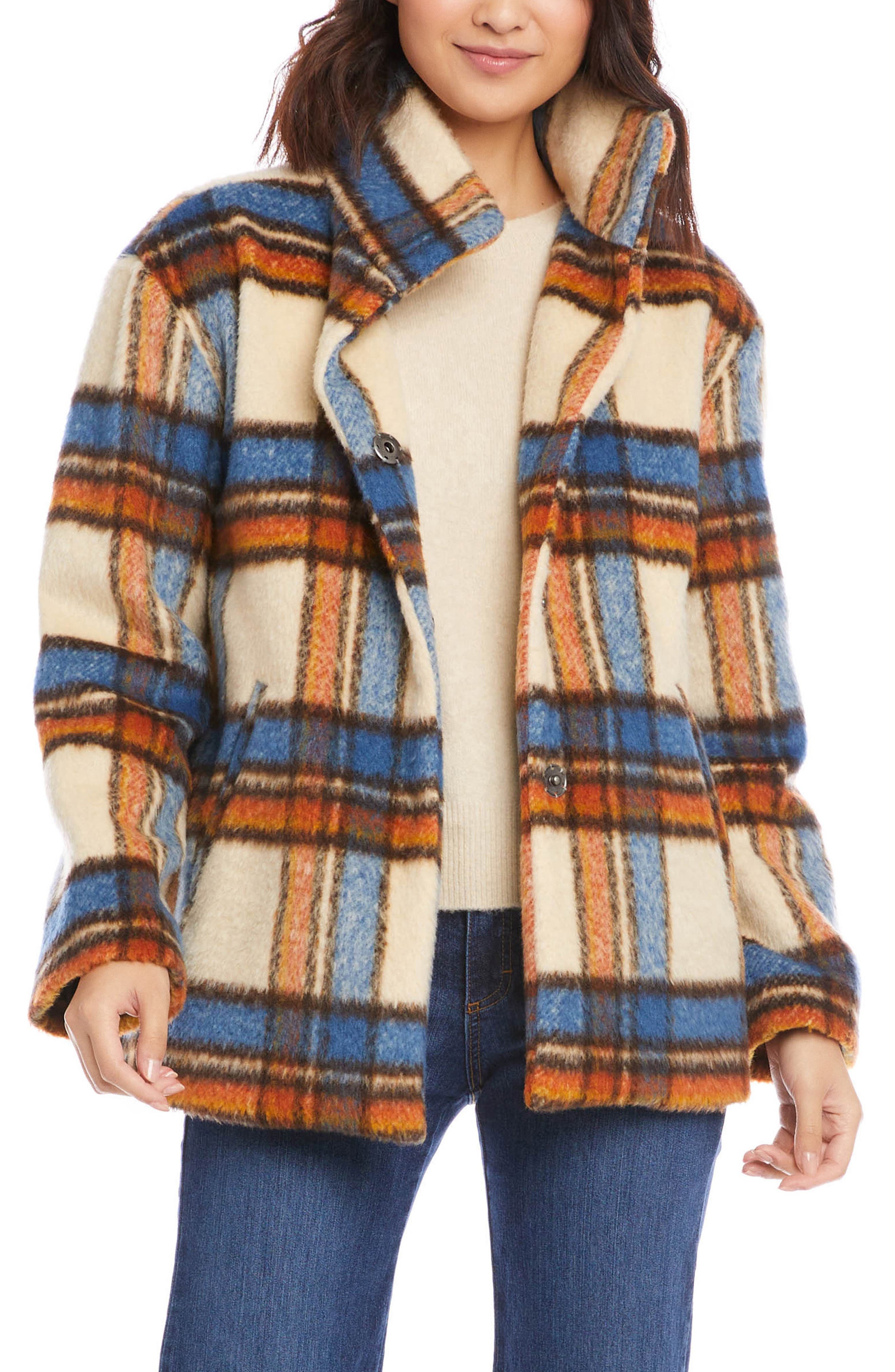 plaid sweater jackets