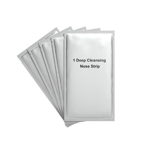 Pursonic 6 Pack Deep Cleansing Charcoal Nose Pore Strip In Black