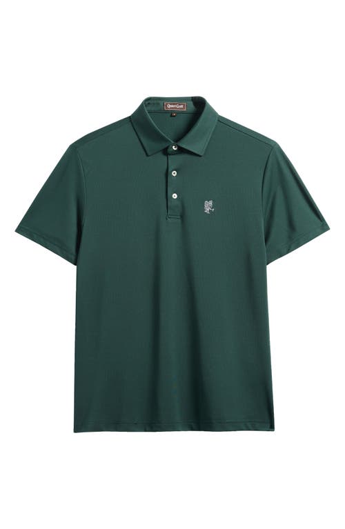 Shop Quiet Golf Qg Owl Golf Polo In Forest