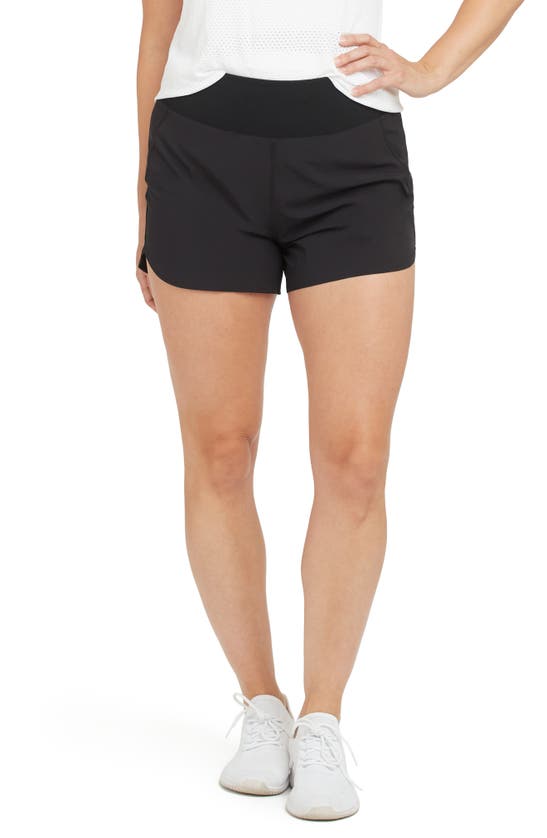 Spanx The Get Moving 4-inch Exercise Shorts In Very Black