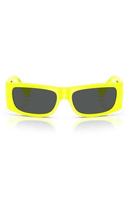 Shop Versace 57mm Pillow Sunglasses In Yellow