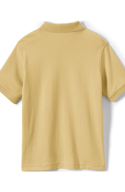 LANDS' END LANDS' END SCHOOL UNIFORM KIDS SHORT SLEEVE INTERLOCK POLO SHIRT 