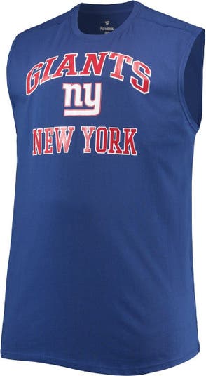 PROFILE Men's Royal New York Giants Big & Tall Muscle Tank Top