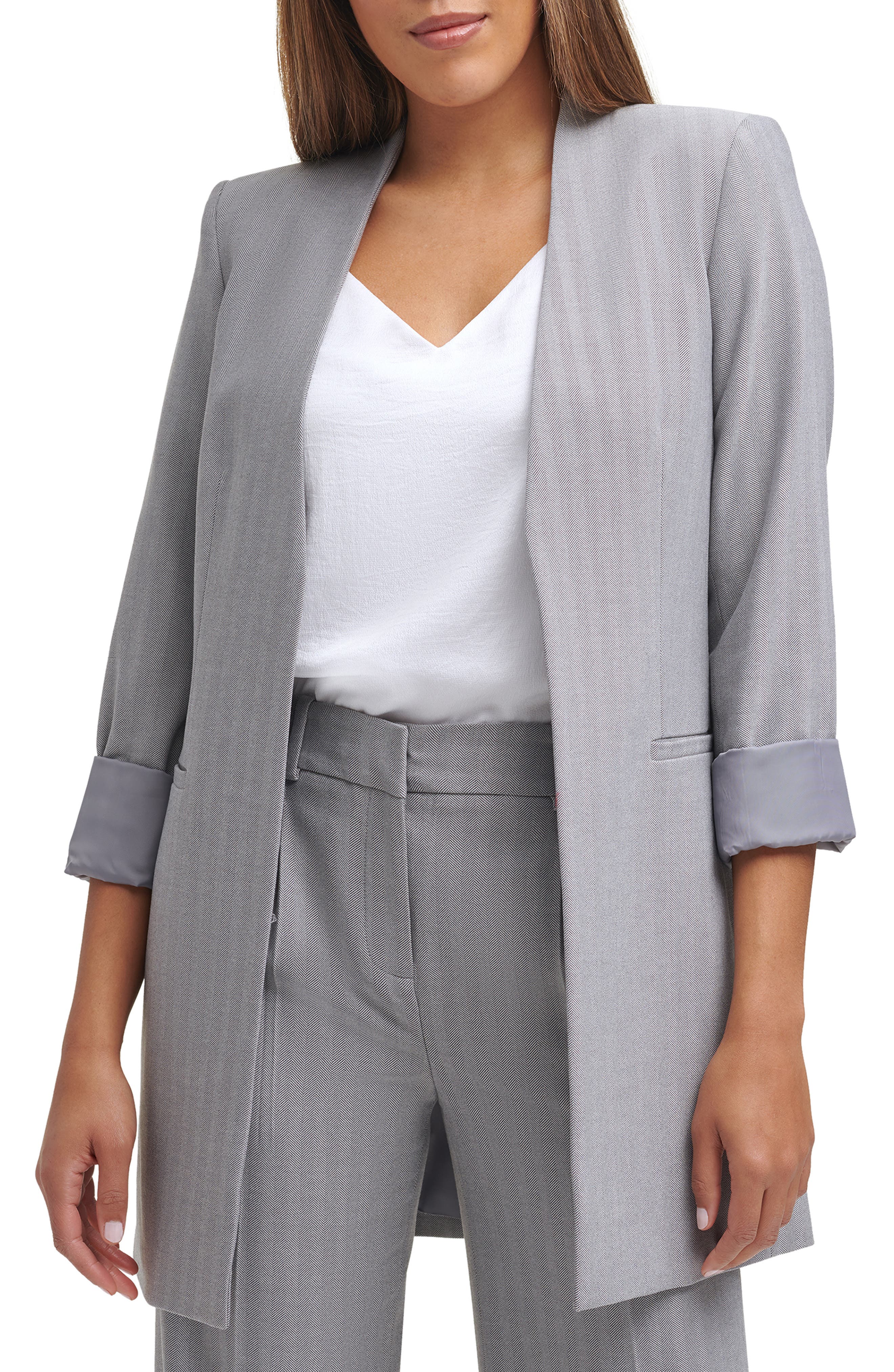 calvin klein open front jacket