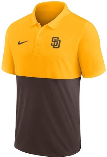San Diego Padres Yellow Team Lettering Club Pullover Hoodie by Nike