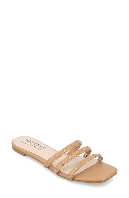 Journee Collection Tru Comfort™ Camarie Sandal In Tan