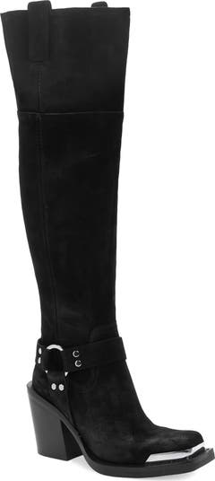 Women's nikka heeled over hotsell the knee sock boots